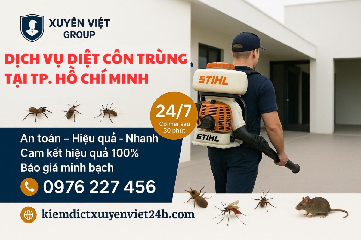 Dịch vụ diệt côn trùng tại TP Hồ Chí Minh