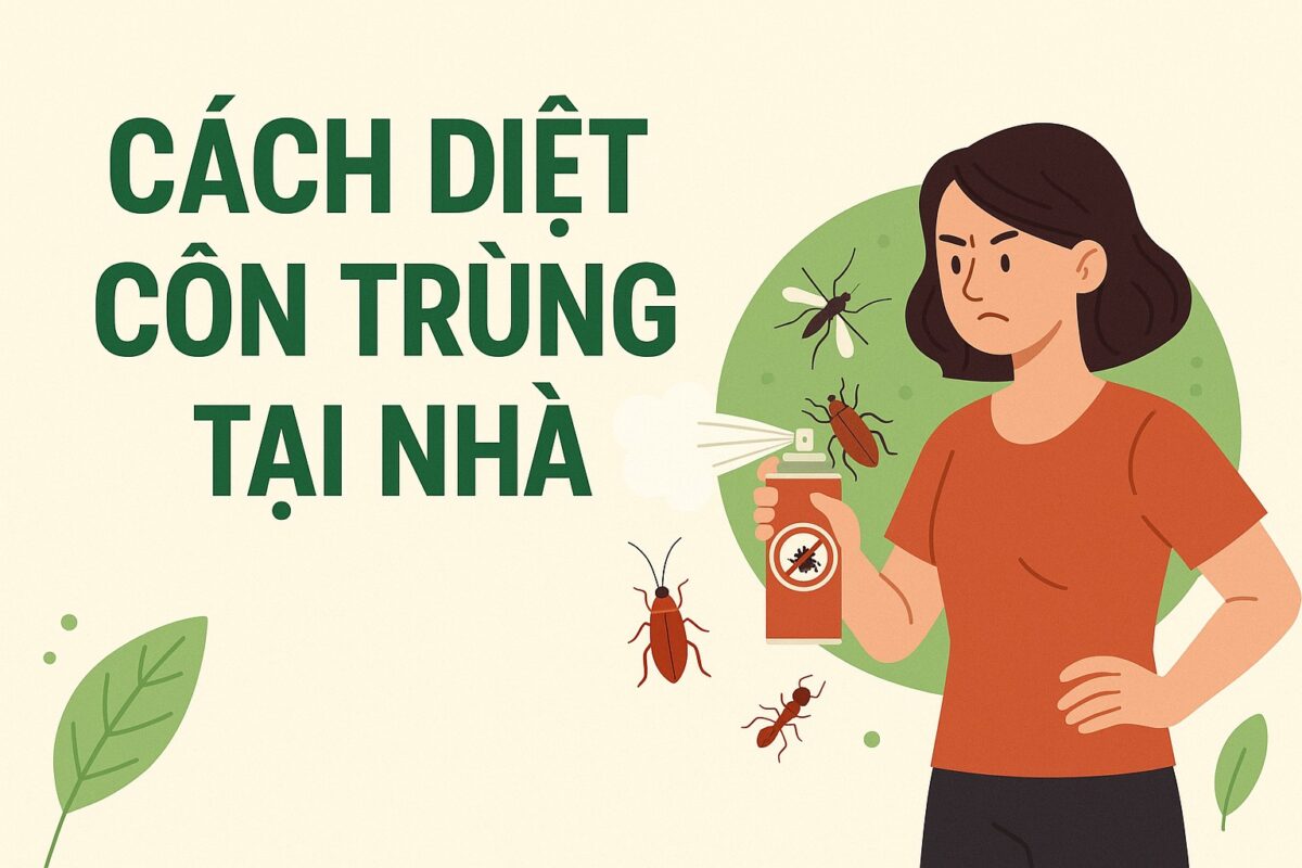 Cách diệt côn trùng tại nhà