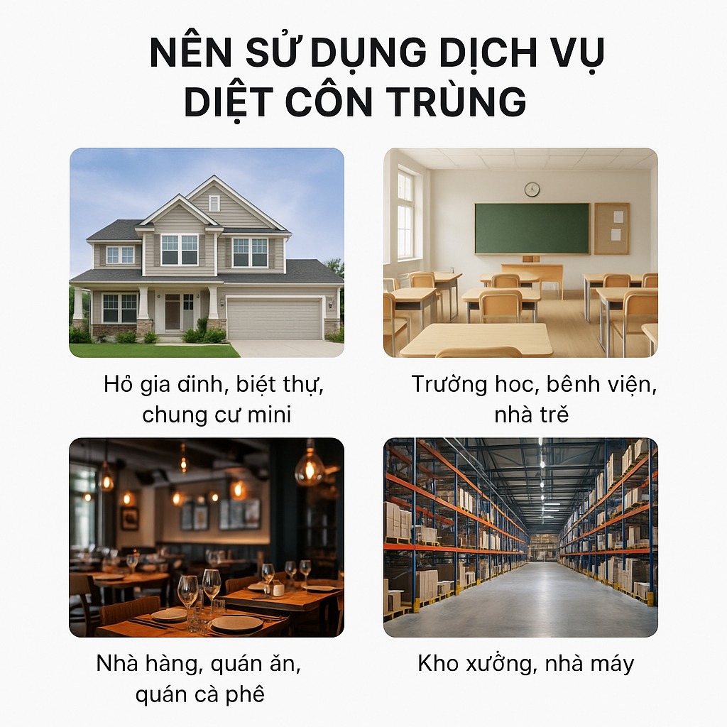 Những ai nên sử dụng dịch vụ diệt côn trùng?