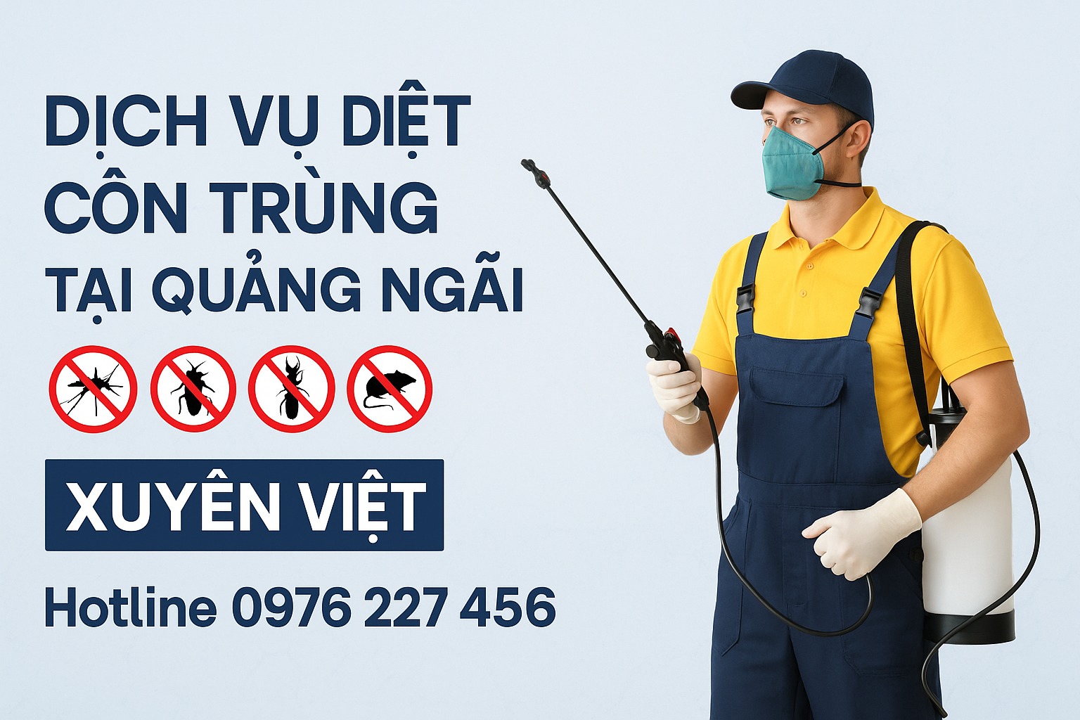 Dịch vụ diệt côn trùng tại Quảng Ngãi