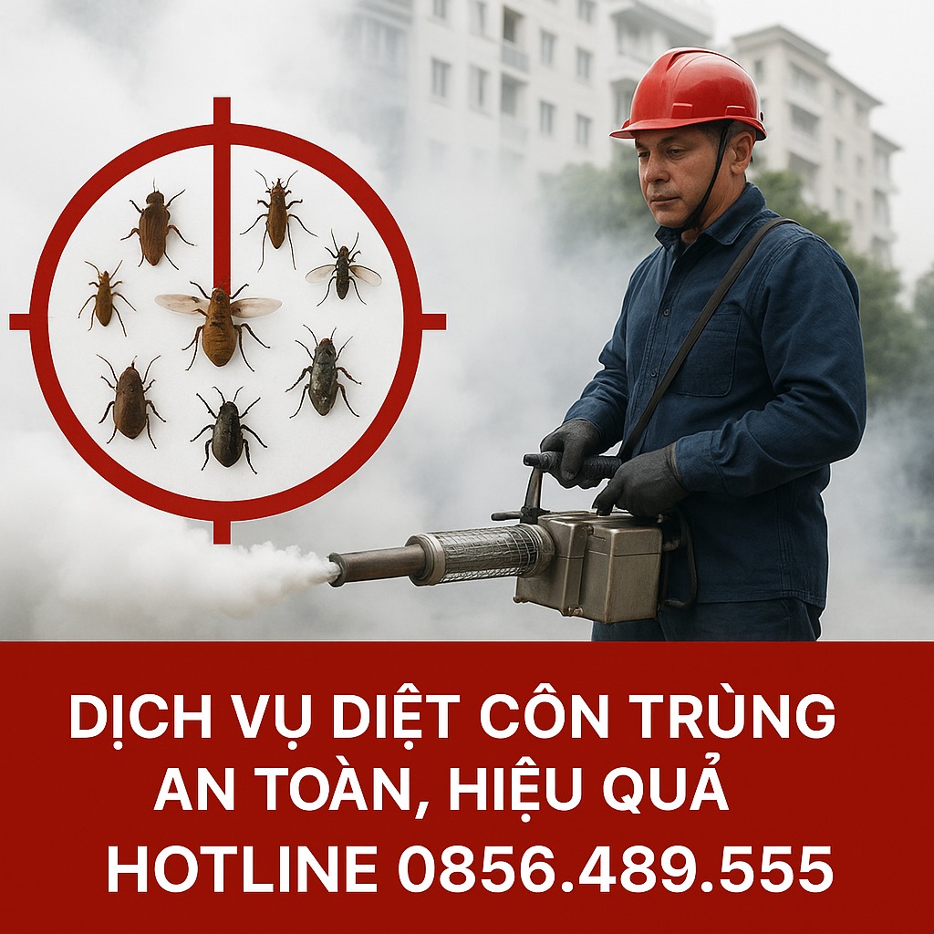 Dịch vụ diệt côn trùng tại Đắk Nông – Gọi là tới, xử lý gọn, bảo hành dài.