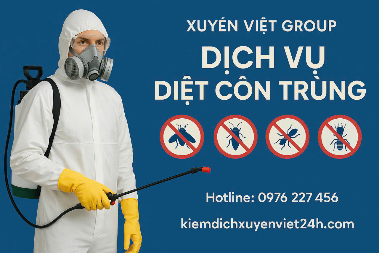 Xuyên Việt Group – Dịch vụ diệt côn trùng tại Bắc Ninh hiệu quả ngay từ lần đầu
