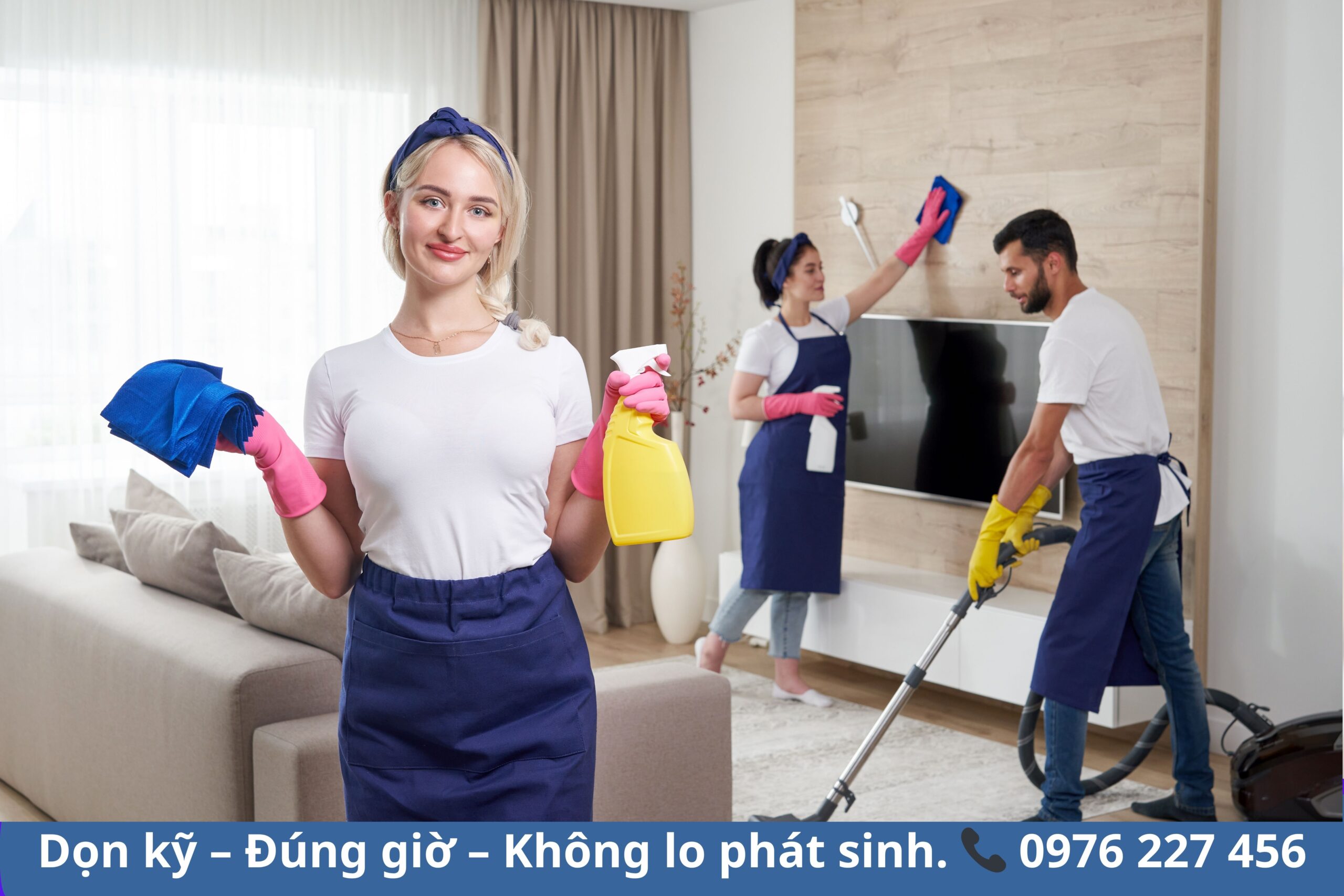 Dịch vụ vệ sinh nhà ở quận Thanh Xuân – Trọn gói, không phát sinh