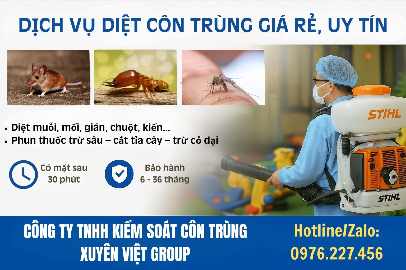 Dịch vụ diệt côn trùng