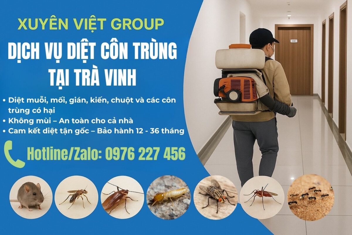 Dịch vụ diệt côn trùng tại Trà Vinh