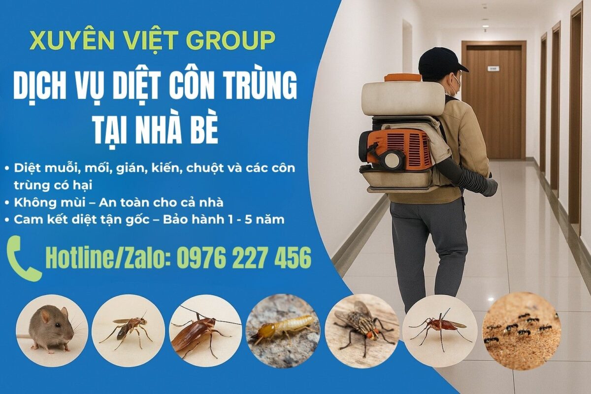 Dịch vụ diệt côn trùng tại Nhà Bè