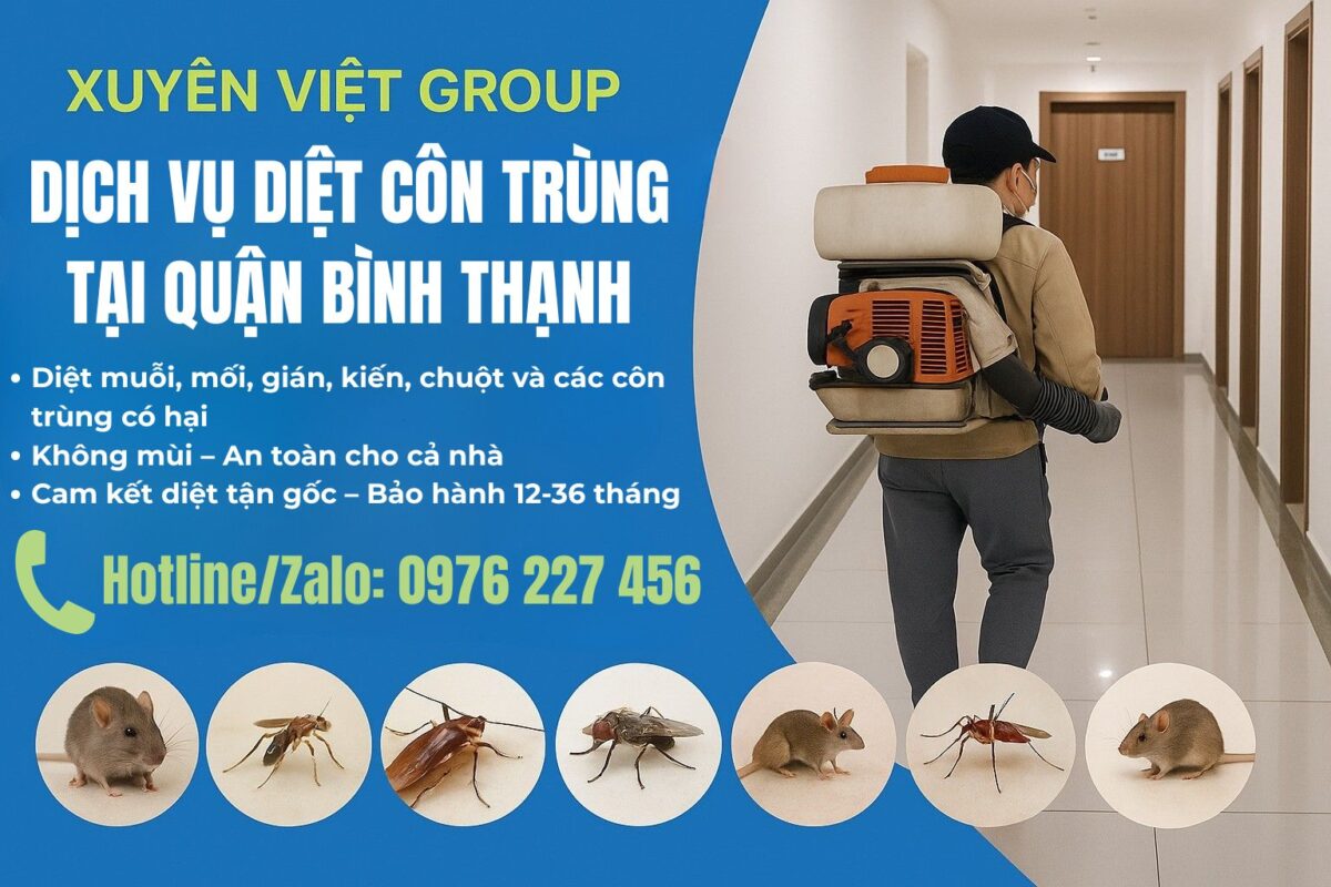 Diệt côn trùng tại quận Bình Thạnh