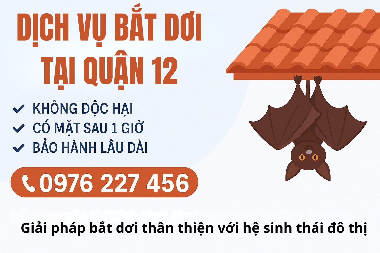Dịch vụ bắt dơi Quận 12
