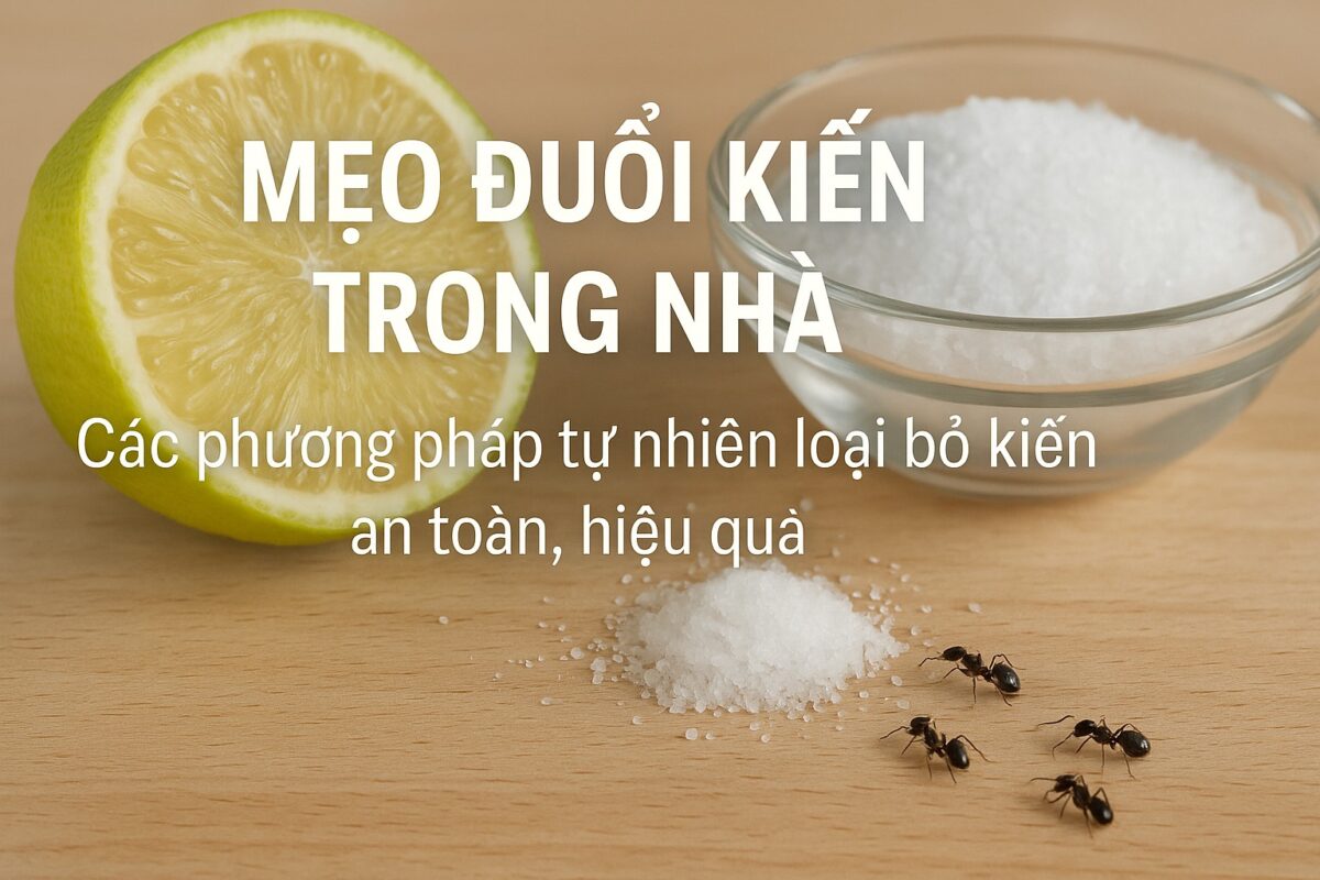 Mẹo đuổi kiến trong nhà