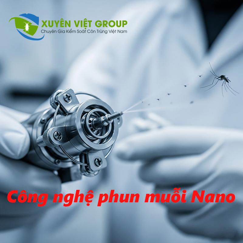 Công nghệ phun muỗi Nano diệt muỗi triệt để
