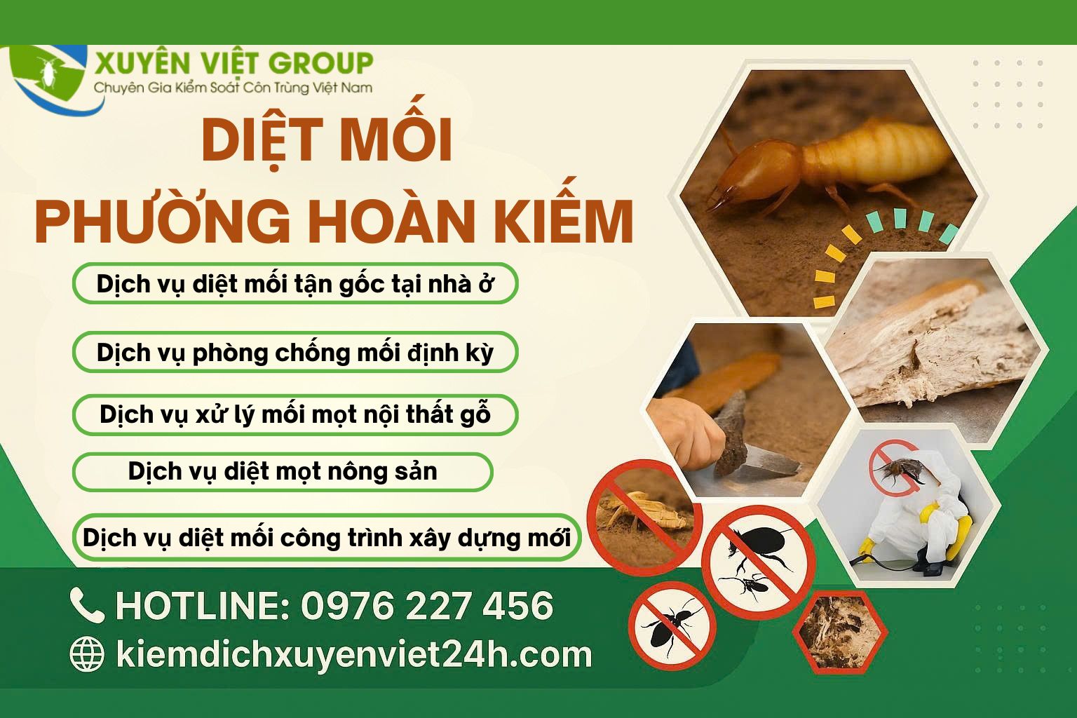 Dịch vụ diệt mối phường Hoàn Kiếm