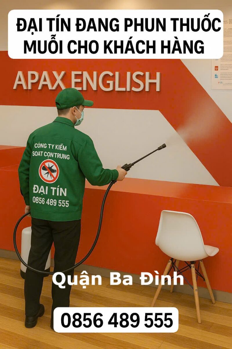 Dịch vụ phun muỗi tại quận Ba Đình - 0976 227 456