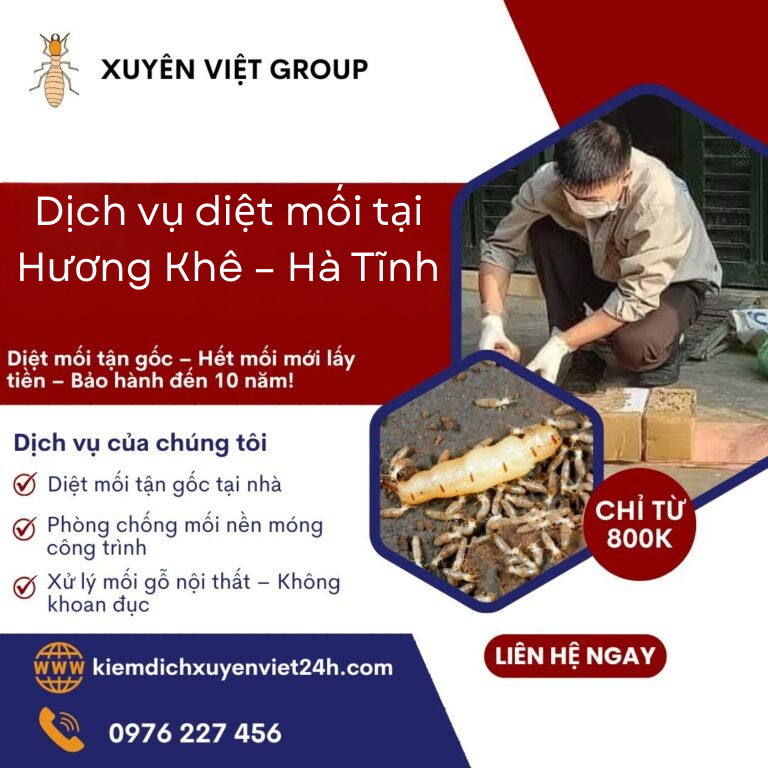 diệt mối tại Hương Khê