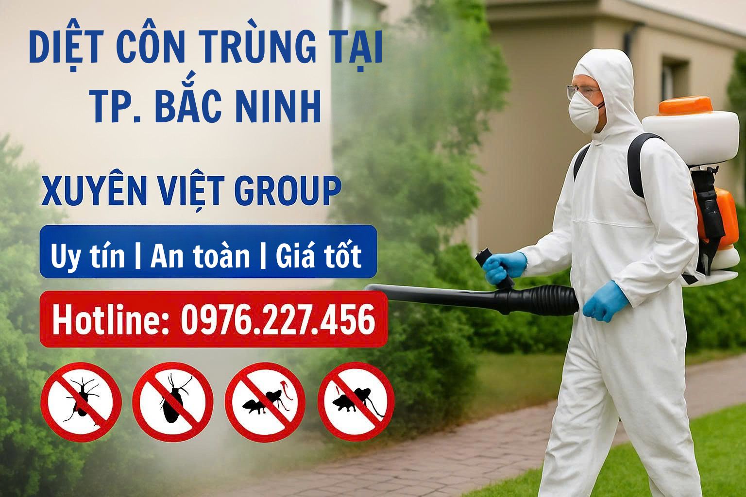 Diệt côn trùng tại TP Bắc Ninh