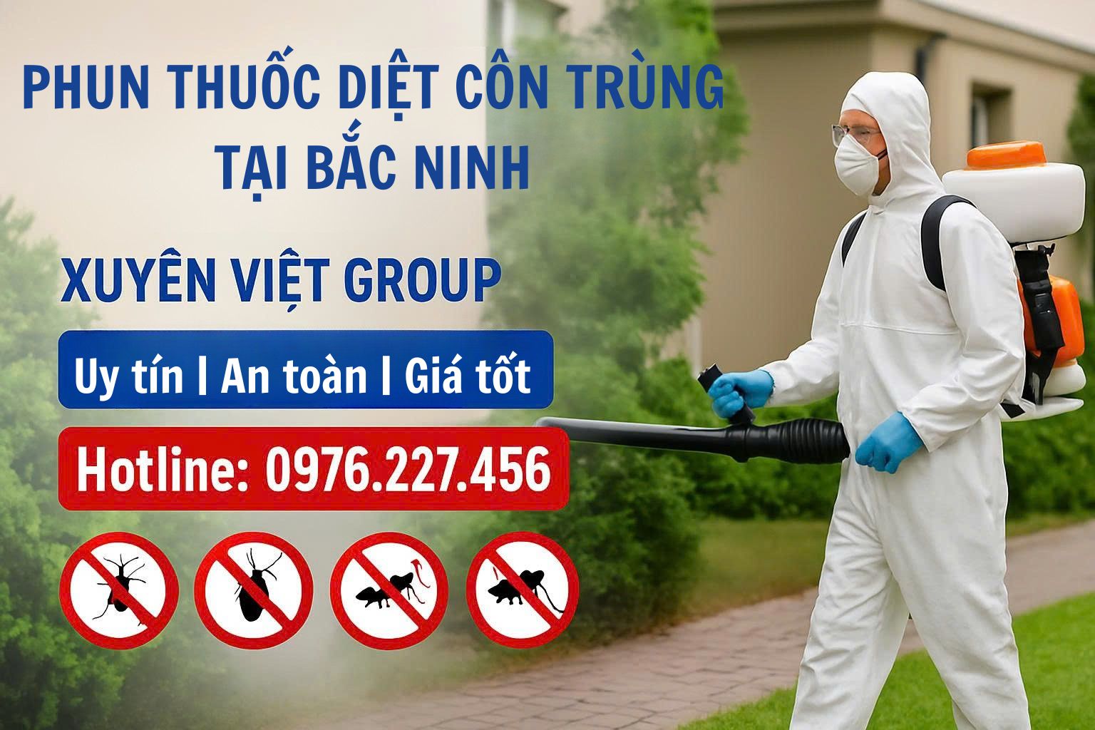 Phun thuốc diệt côn trùng tại Bắc Ninh