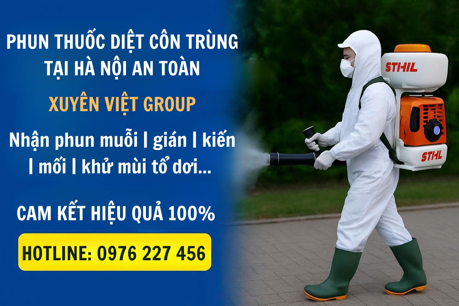 Phun thuốc diệt côn trùng tại Hà Nội