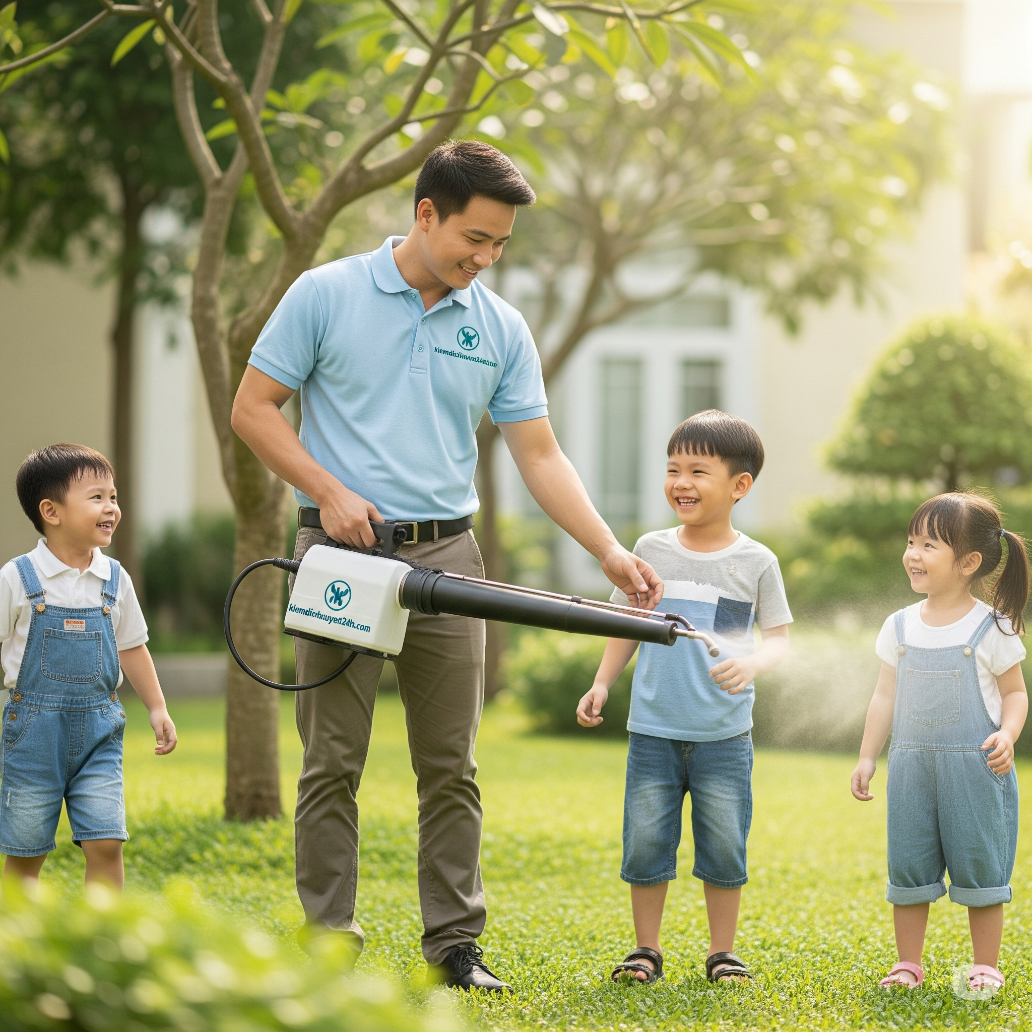 Dịch vụ phun thuốc muỗi an toàn cho trẻ nhỏ - Xuyên Việt Group
