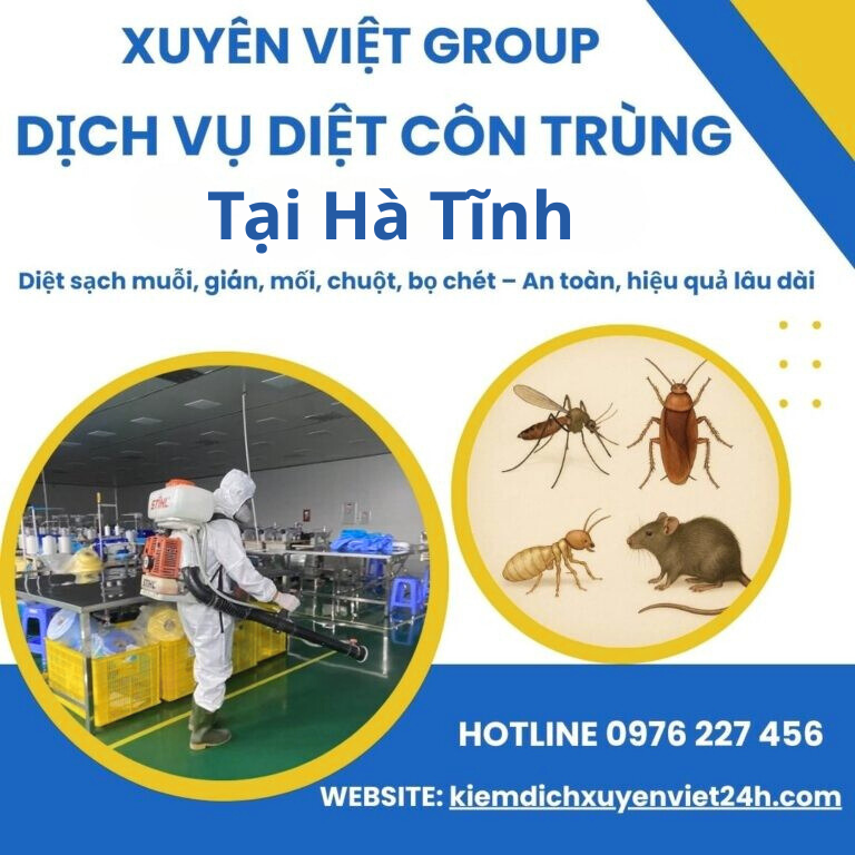diệt côn trùng tại Hà Tĩnh