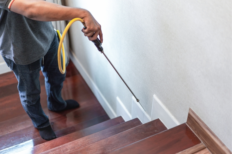 Kỹ thuật viên phun thuốc diệt mối chuyên nghiệp tại xã Thượng Hồng Hải Phòng
