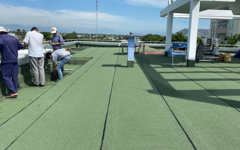 Dịch vụ chống thấm sân thượng tại Hòa Bình
