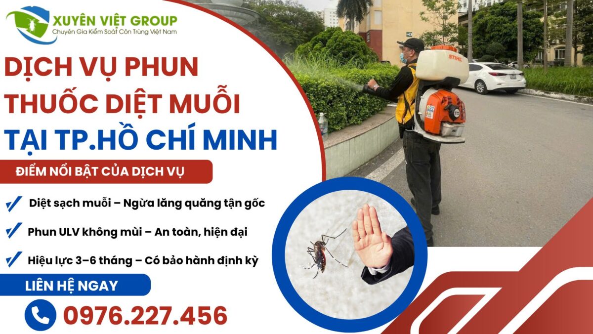 Dịch vụ phun muỗi chuyên nghiệp tại TPHCM