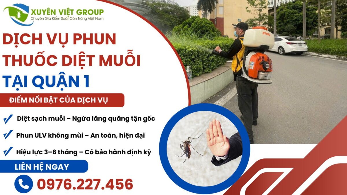 Dịch vụ phun muỗi quận 1