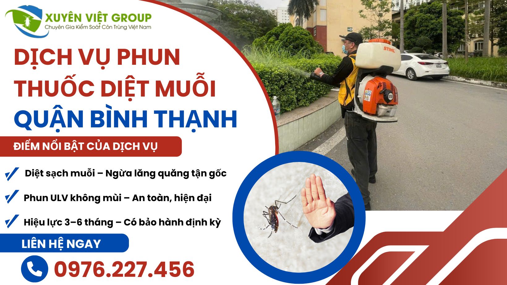 Dịch vụ phun muỗi quận Bình Thạnh