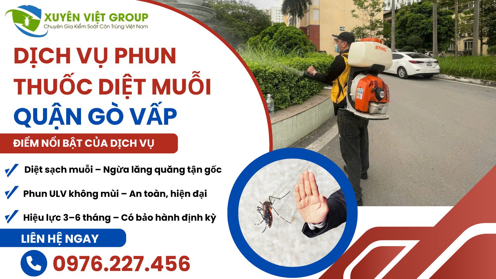 Dịch vụ phun muỗi quận Gò Vấp