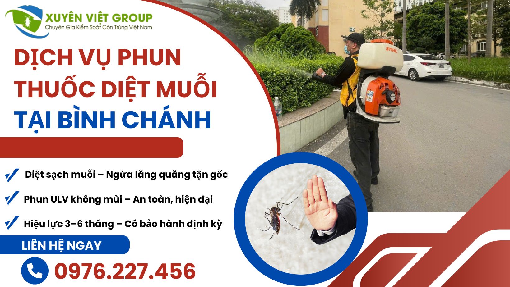 Dịch vụ phun muỗi tại Bình Chánh