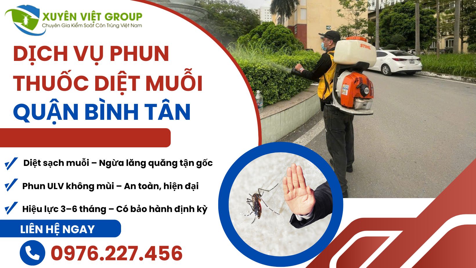 Dịch vụ phun muỗi tại Bình Tân