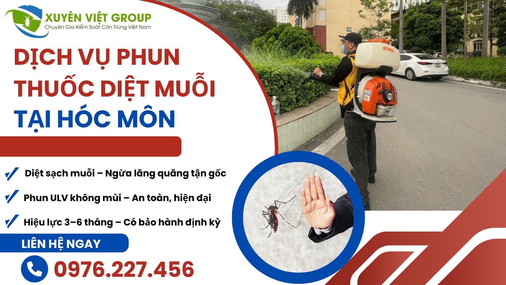 Dịch vụ phun muỗi tại Hóc Môn