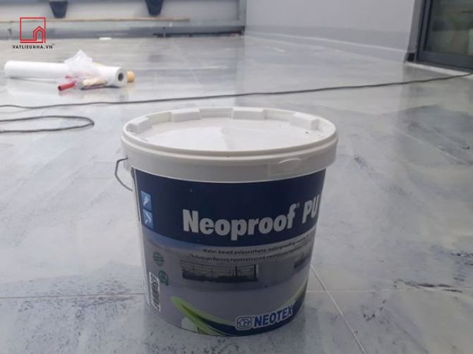 Thùng Neoproof PU – vật liệu chống thấm polyurethane dùng tại Hoàn Kiếm.