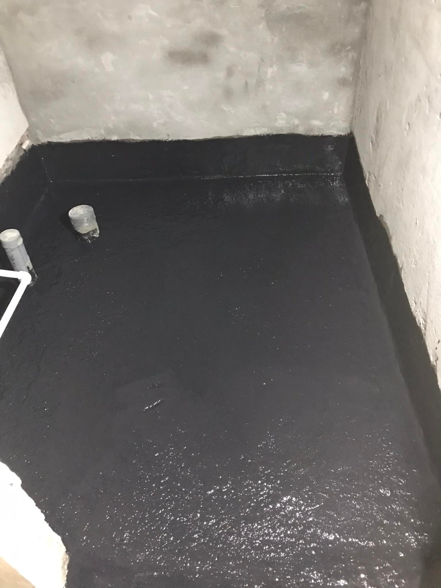 Thi công chống thấm nhà vệ sinh tại Ba Đình bằng lớp phủ bitum đen