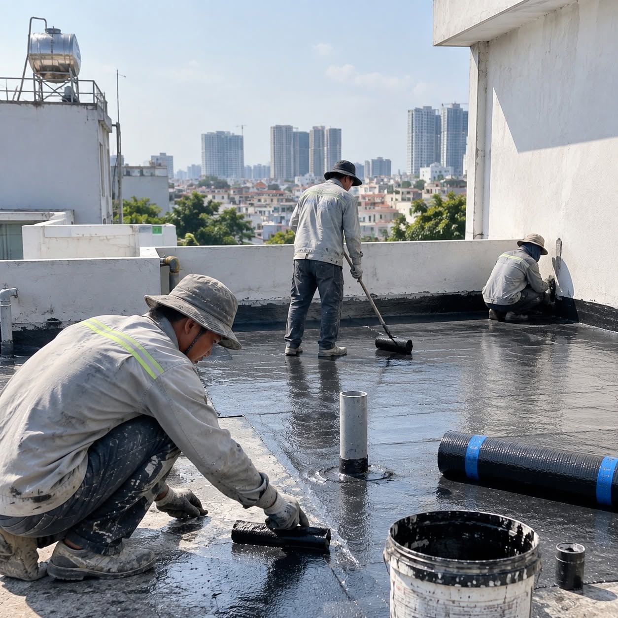 Công ty chống thấm tại Dĩ An với hơn 10 năm kinh nghiệm - Xuyên Việt Group