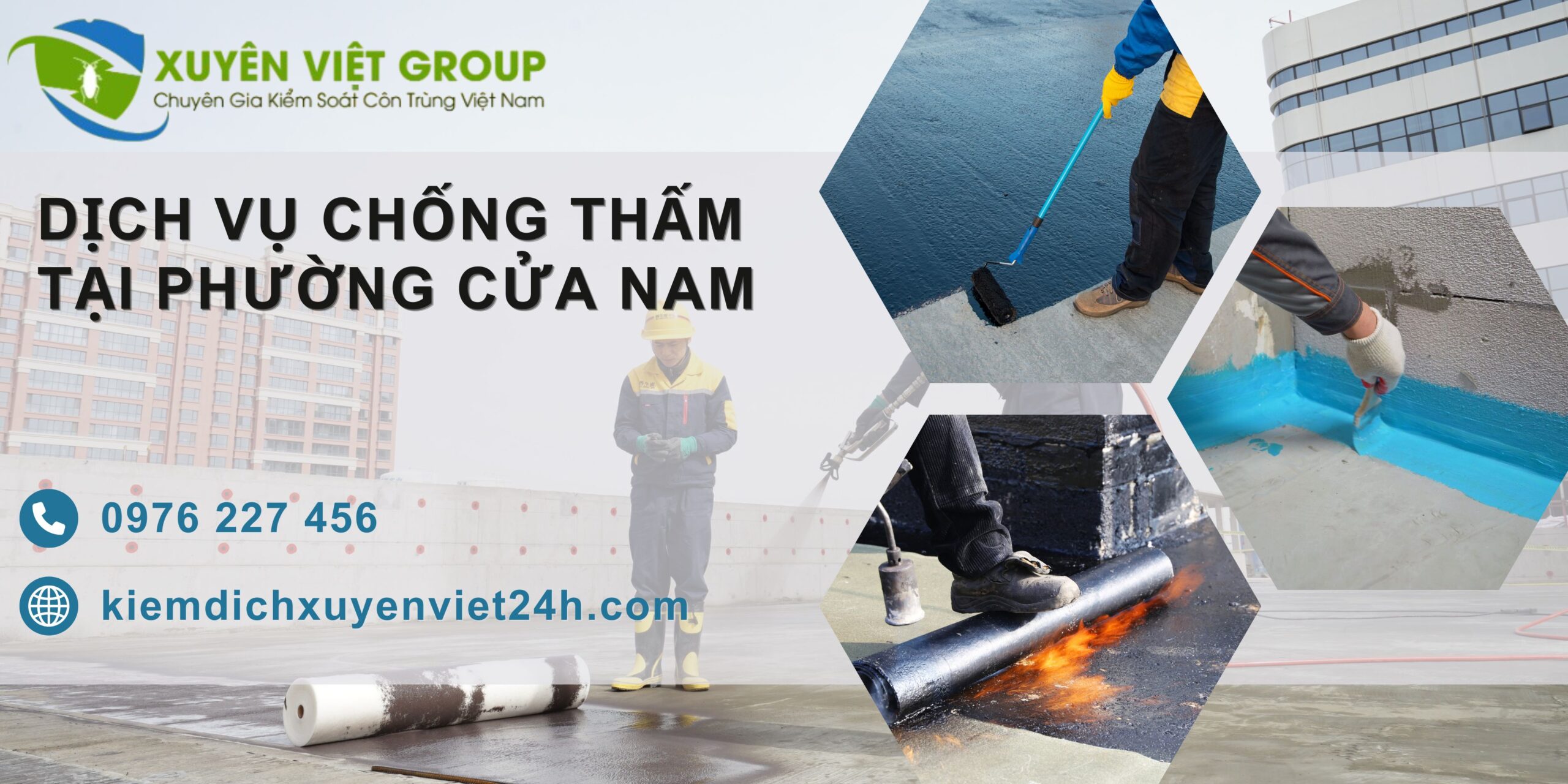 Dịch vụ chống thấm tại phường Cửa Nam