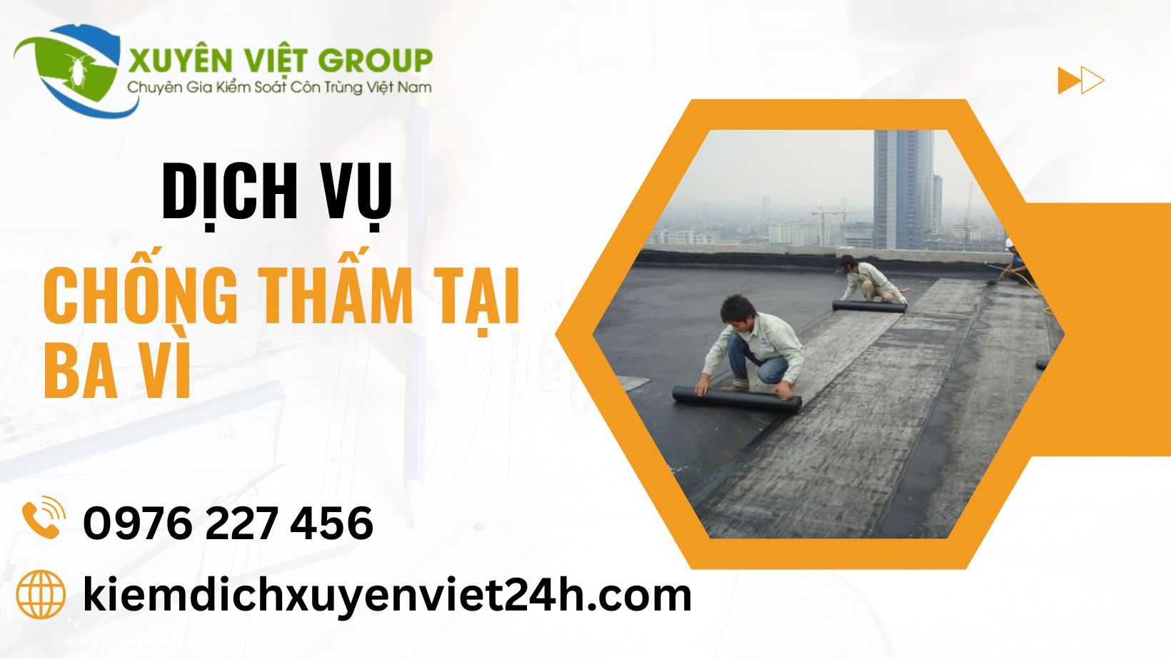 Dịch vụ chống thấm tại Ba Vì