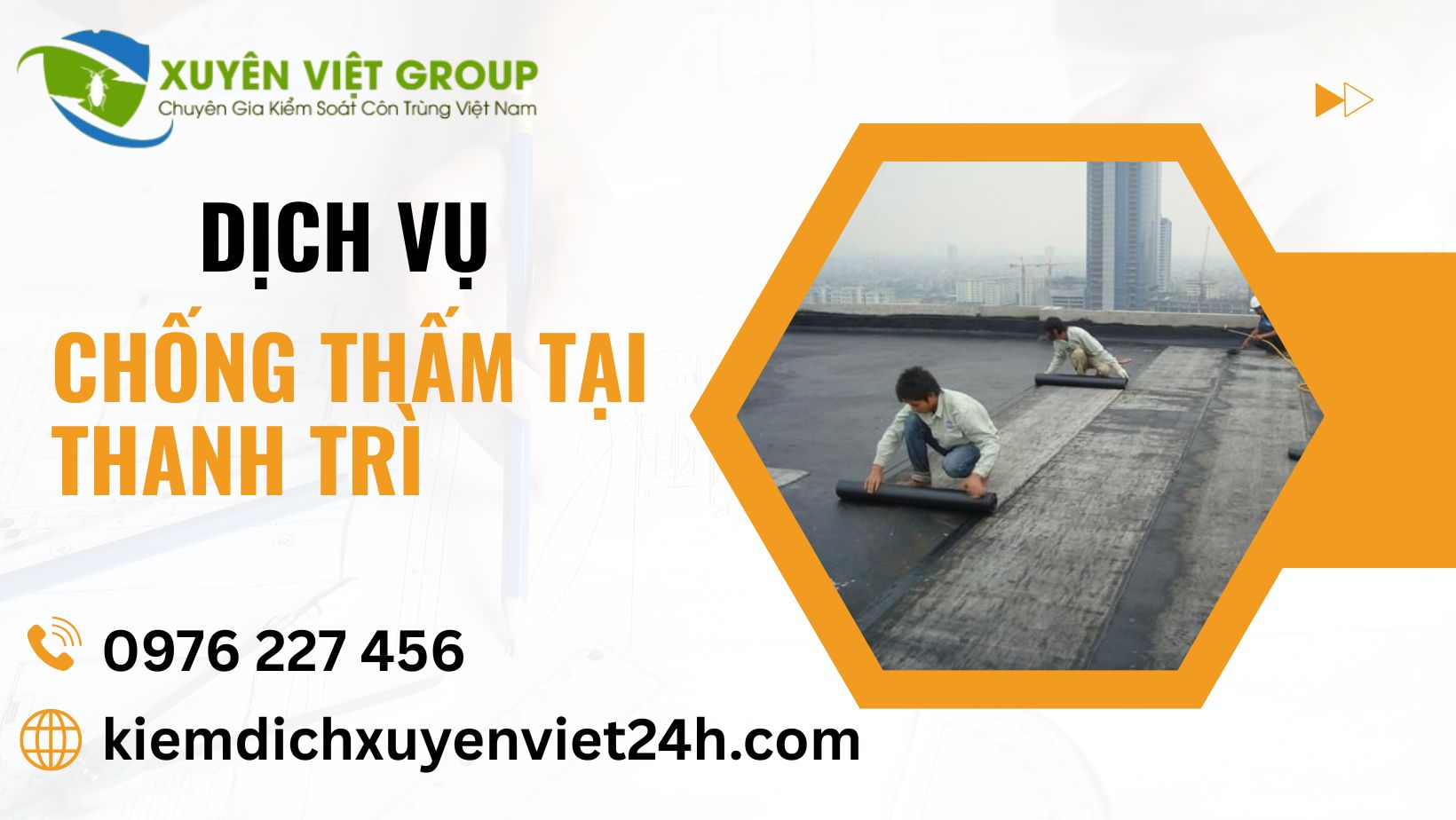 Dịch vụ chống thấm tại Thanh Trì