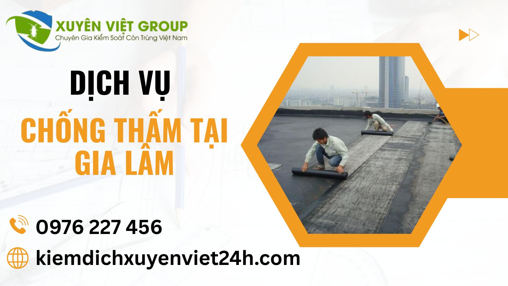 Dịch vụ chống thấm tại huyện Gia Lâm