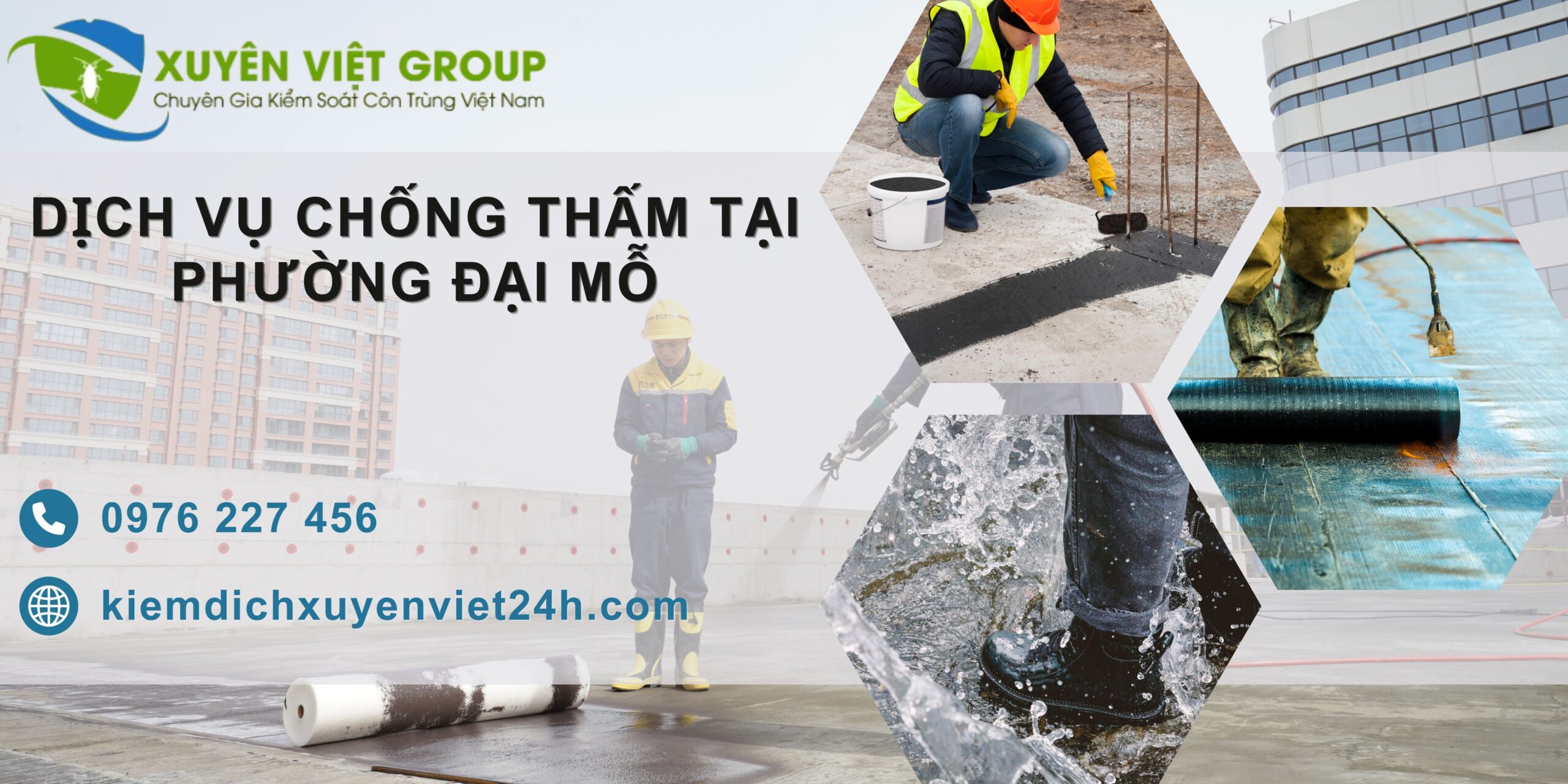 Dịch vụ chống thấm tại phường Đại Mỗ