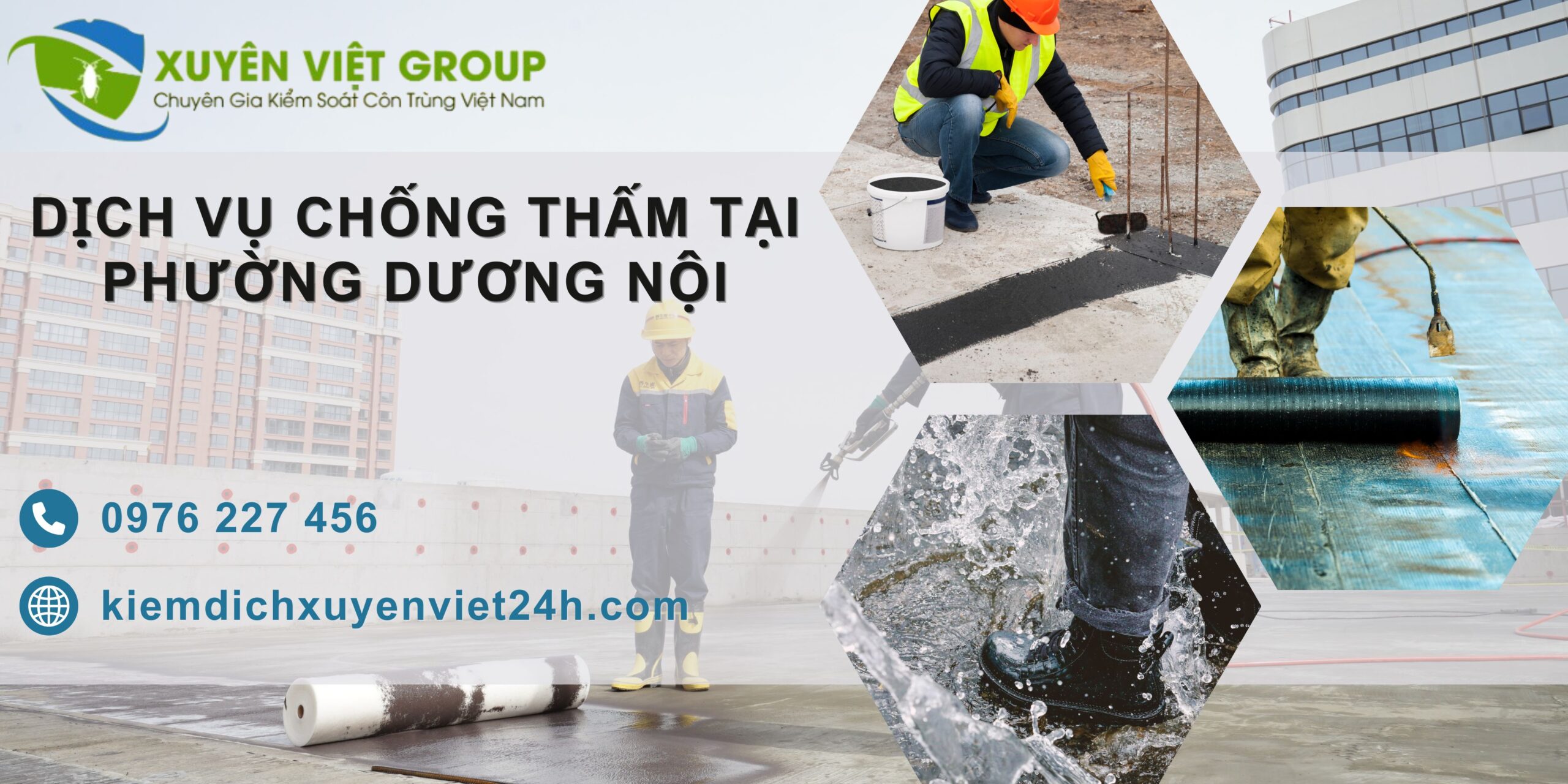 Dịch vụ chống thấm tại phường Dương Nội