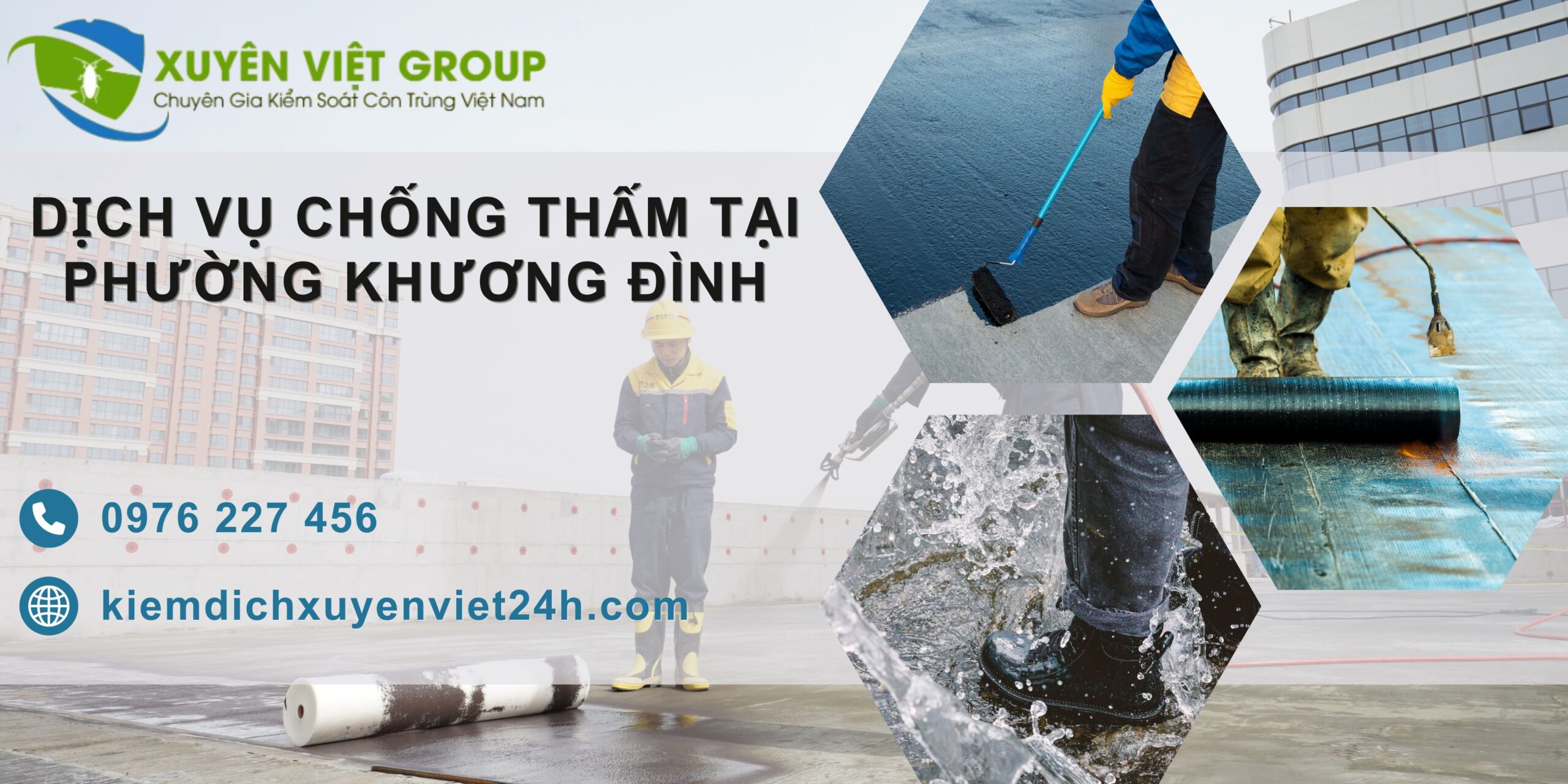 Dịch vụ chống thấm tại phường Khương Đình