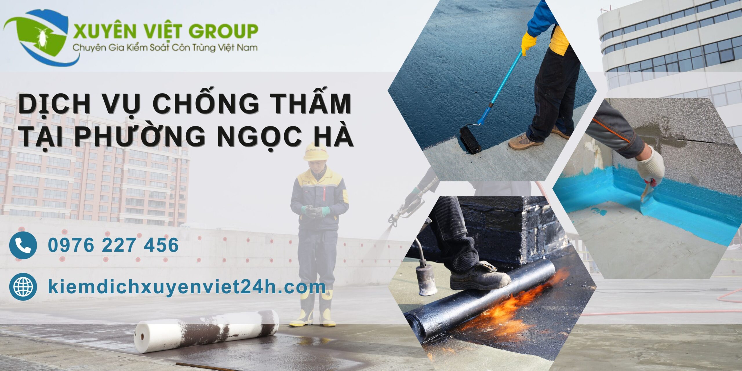 Dịch vụ chống thấm tại phường Ngọc Hà