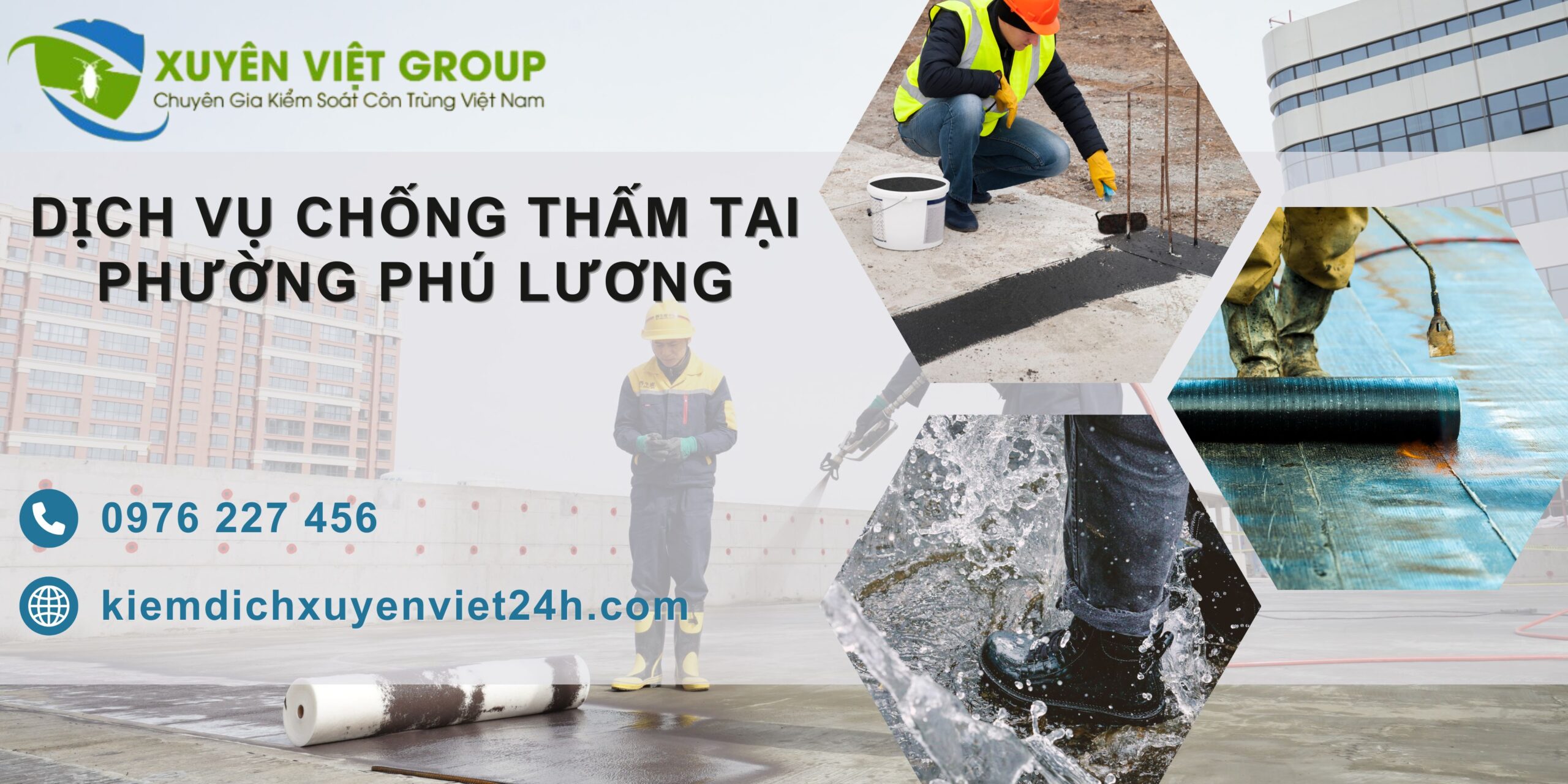 Dịch vụ chống thấm tại phường Phú Lương