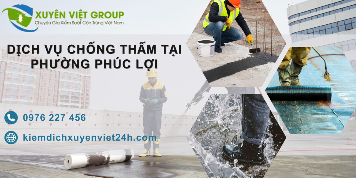 Dịch vụ chống thấm tại phường Phúc Lợi