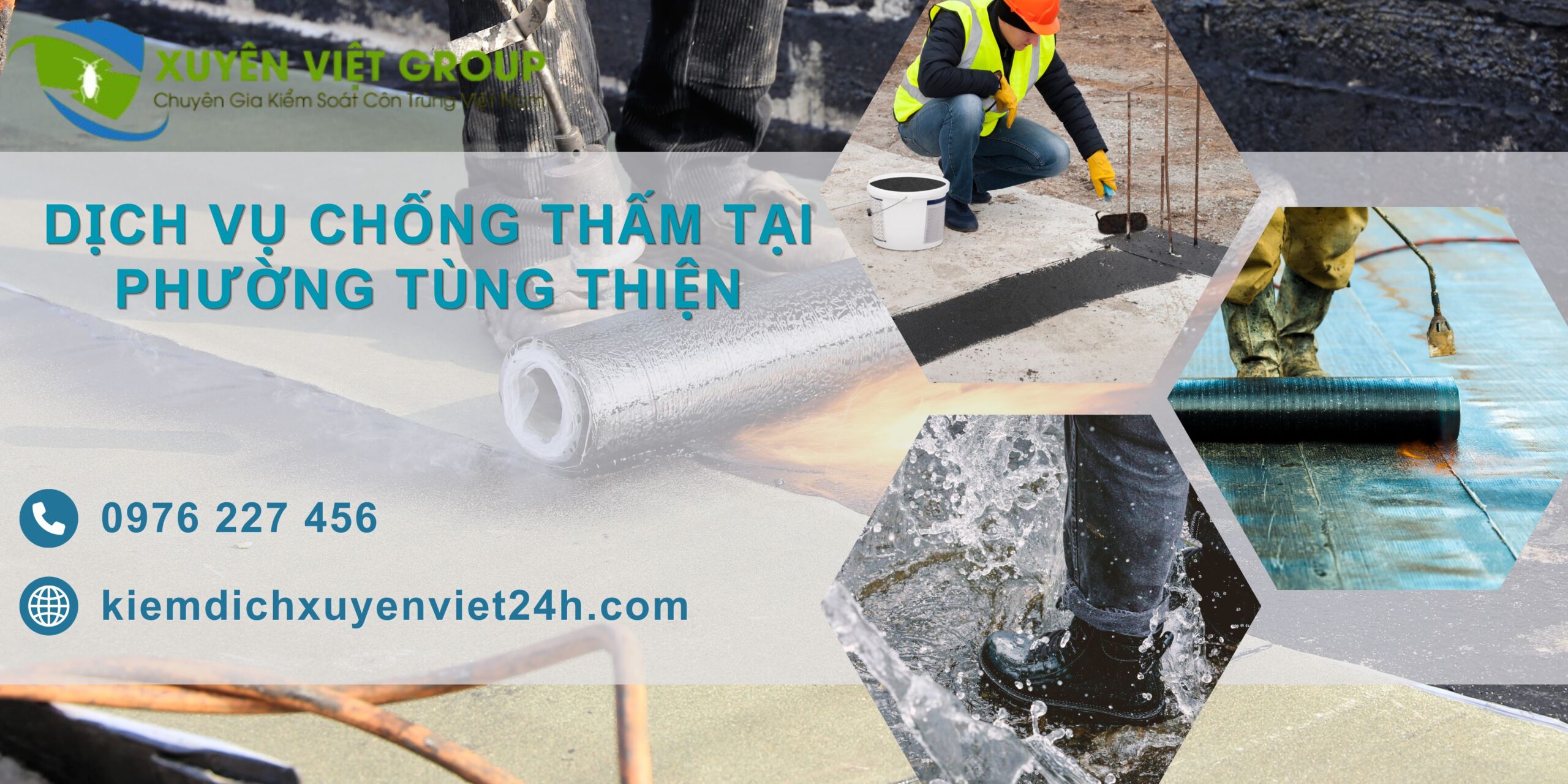 Dịch vụ chống thấm tại phường Tùng Thiện