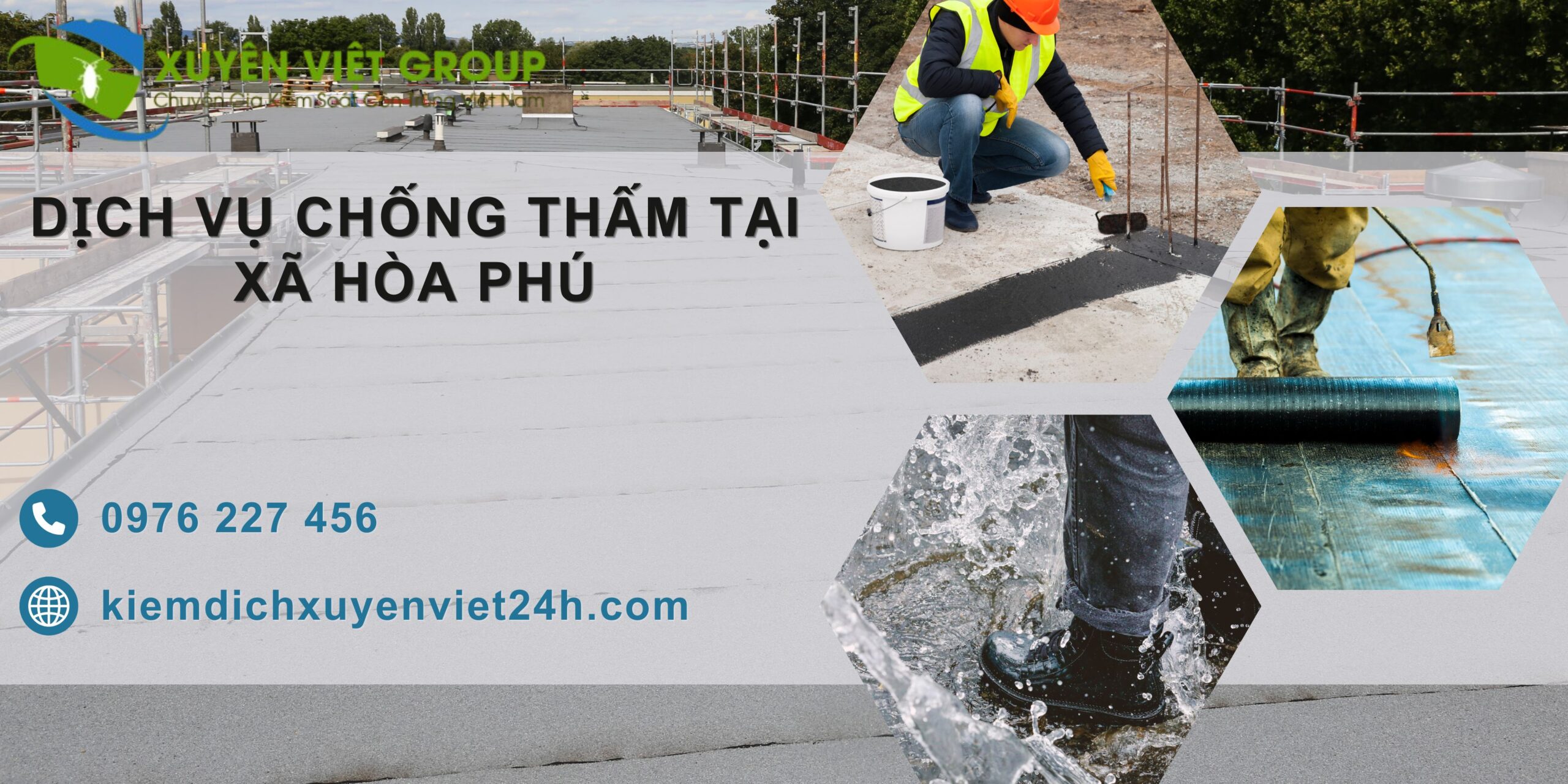 Dịch vụ chống thấm tại xã Hòa Phú