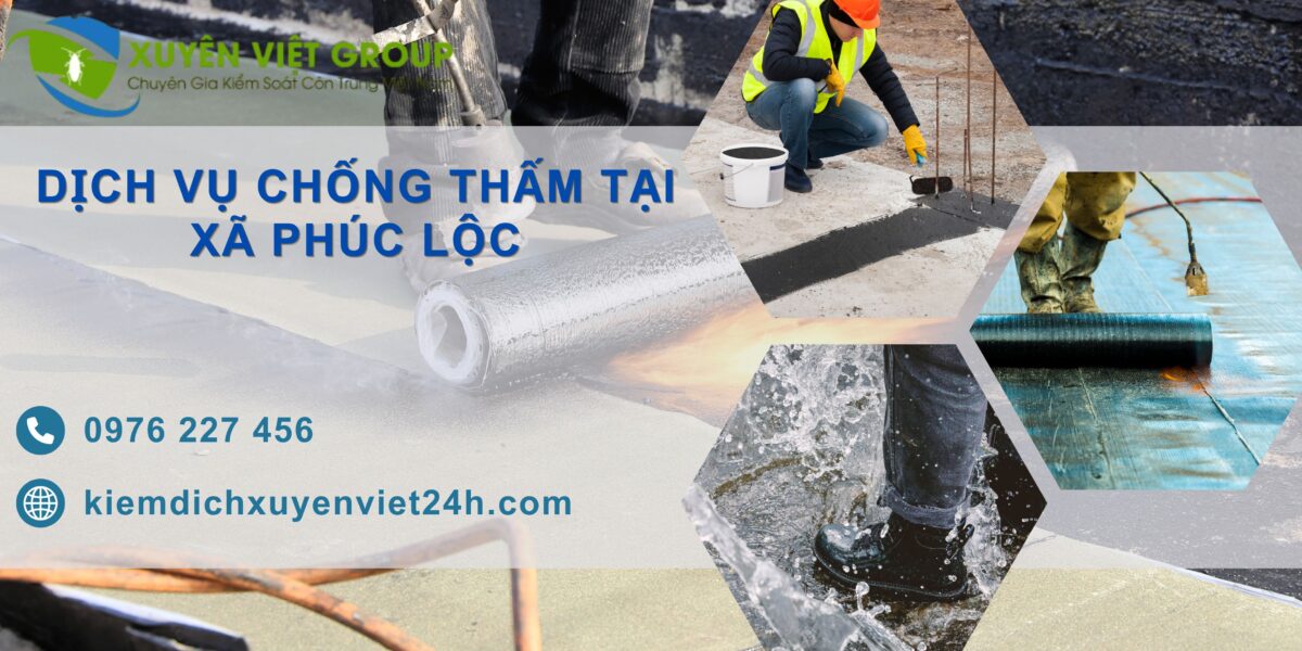 Dịch vụ chống thấm tại xã Phúc Lộc