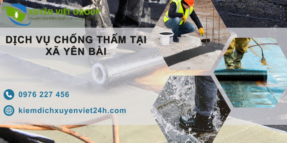 Dịch vụ chống thấm tại xã Yên Bài