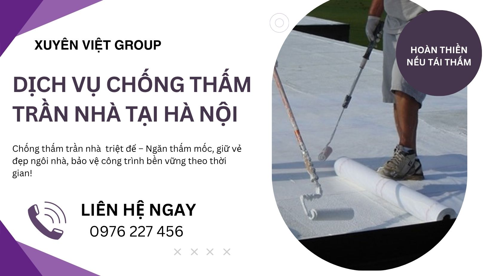 Dịch vụ chống thấm trần nhà tại Hà Nội
