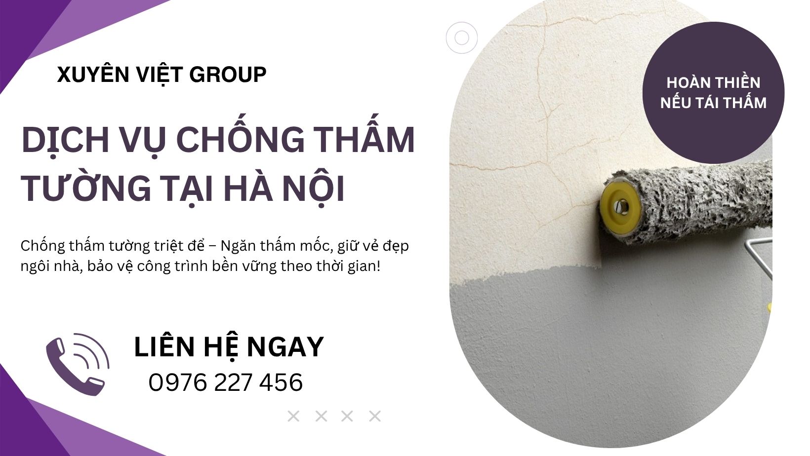 Dịch vụ chống thấm tường tại Hà Nội